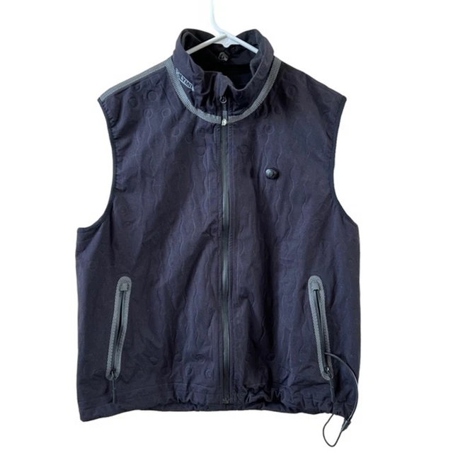 Klymit Black Kinetic Double Diamond Inflatable Puffer Zip Vest Mens M