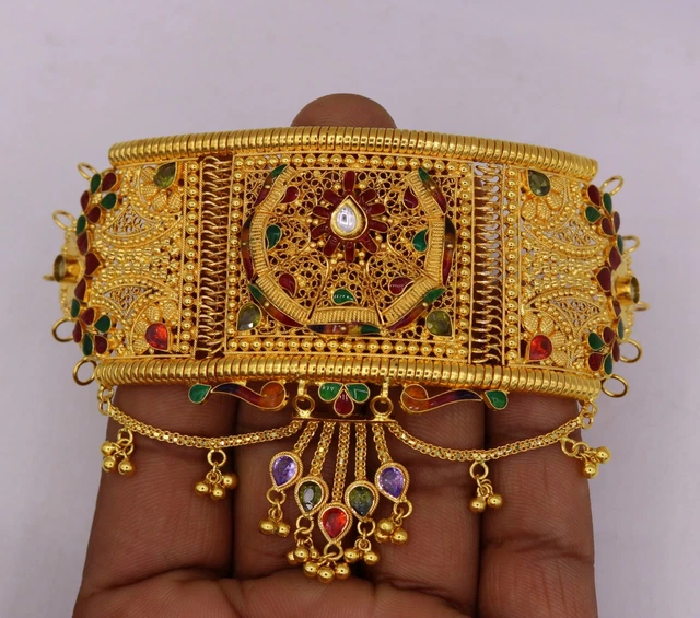 Scorpion Bracelet Chaîne Pendante à Bras Brassard En Strass Doré Pr