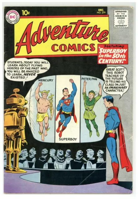 Adventure Comics 279 Superboy 50th century Congorilla Aquaman 1960 DC (j#3256)
