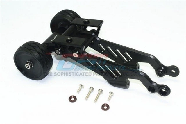 GPM Rennsport Aluminium Hinten Wheelie Halterung Schwarz Arrma Kraton Typon