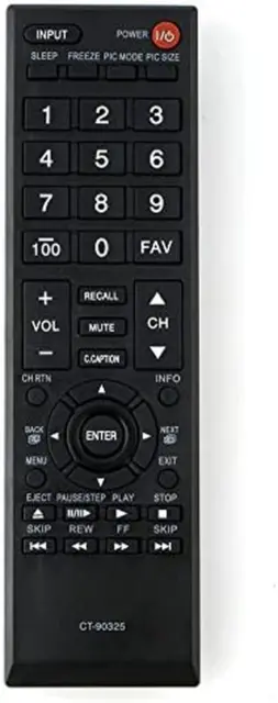 Replacement Remote Control for 32C120U 32L1400U 39L22U 50L1400U 50L2400U Toshiba