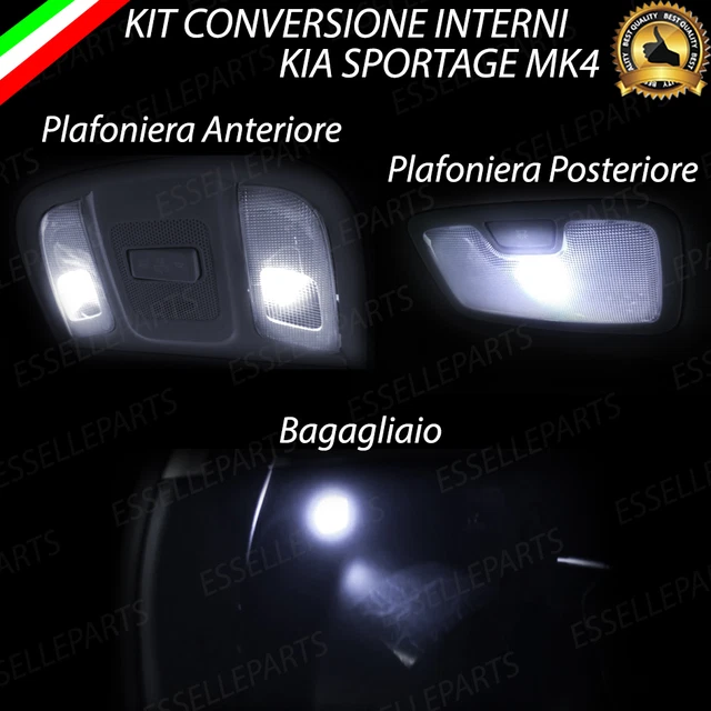 Car Passion Kit Led Luci Interni Conversione Auto Compatibile Con Fiat Tipo Illuminazione Plafoniera Tettuccio Portaoggetti Cruscotto Bagagliaio Targa 6000K Bianco Ghiaccio (Fiat Tipo - Foto 13