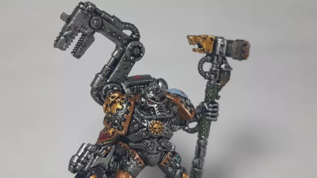 GAMES WORKSHOP WARHAMMER 40k Space Wolves Iron Priest - Fully Painted ...