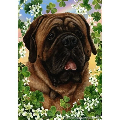 Clover Garden Flag - Red Mastiff 312761