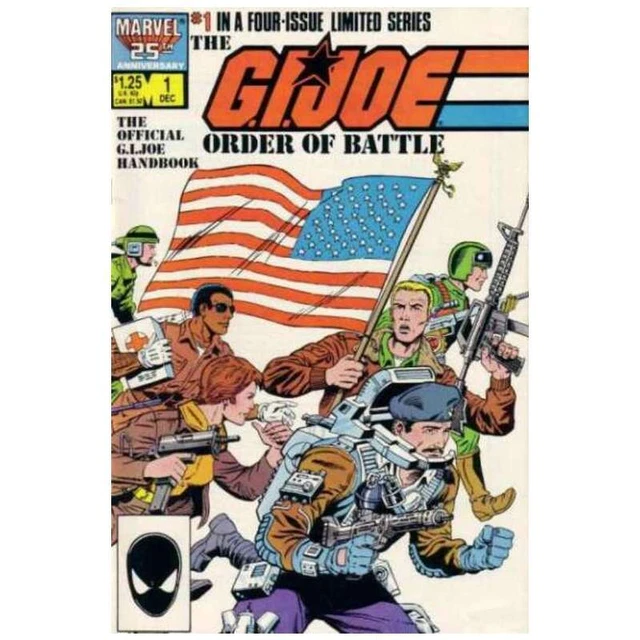 G.I. Joe Order of Battle #1 in Very Fine + condition. Marvel comics [t!