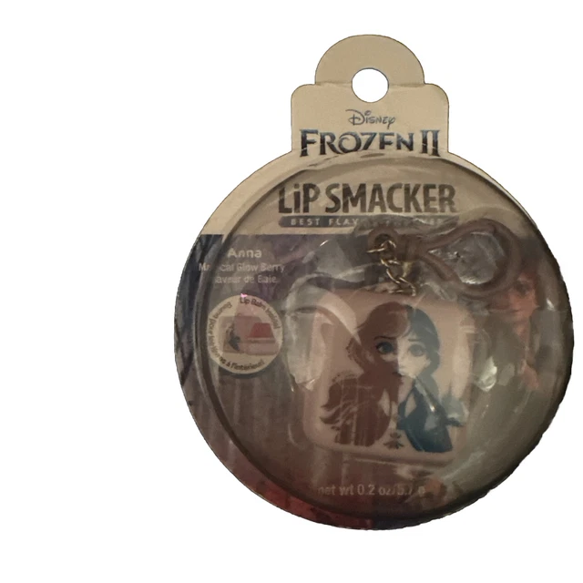 Frozen II Disney Lip Smacker Lip Balm Cube Key Chain (Elsa) Magical Glow Berry