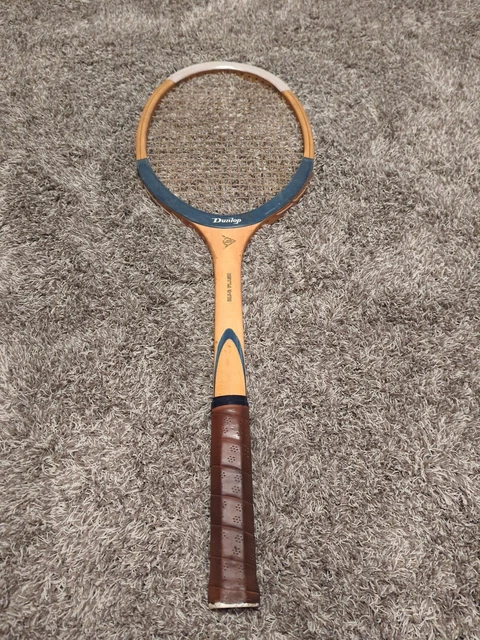 Raquette de tennis vintage Dunlop Shadow mini en bois - Sport & Plein air