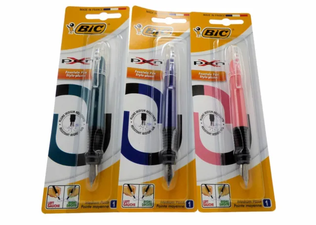 BIC® X-Pen Füllhalter Federhalter Füller für Rechts und Linkshänder Iridiumfeder