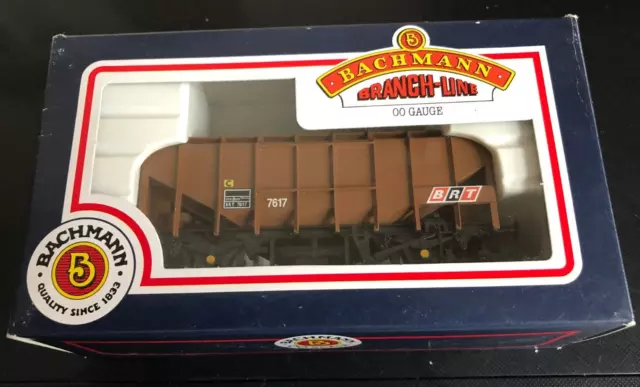 Bachmann 33-125A verpackt 35 Tonnen Schüttgutwagen schokoladenbraun OO Spur sehr guter Zustand