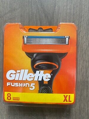 5 hojas de afeitar de Gillette Fusion 8 paquetes XL