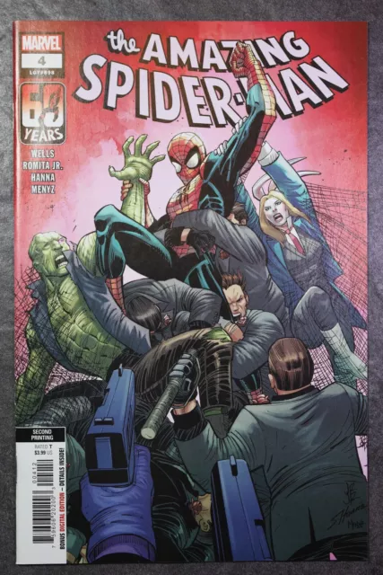 The Amazing Spider-Man #4 (2022) - Cover E - 2nd Printing John Romita Jr Variant