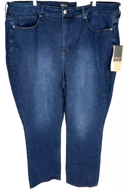 Nwt Nydj Not Your Daughters Jeans Curves 360 Marilyn Straight Womens Size 24
