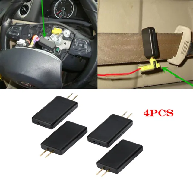 4 Car SRS Airbag Simulators Emulato Resistor Bypass Fault Finding Diagnostic KIT