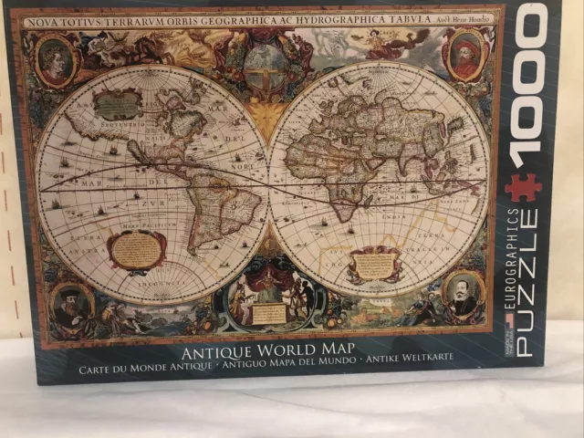 Eurographics Antique World Map Jigsaw Puzzle 1000 piece