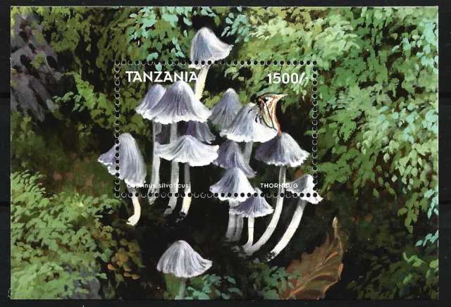 Tansania - Pilze und Insekten Block 414 postfrisch 1998 Mi. 3107