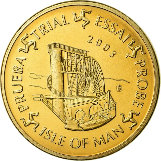 [#759791] Isle of Man, Medaille, 20 C, Essai-Trial, 2003, UNZ, Copper-Nickel Gil