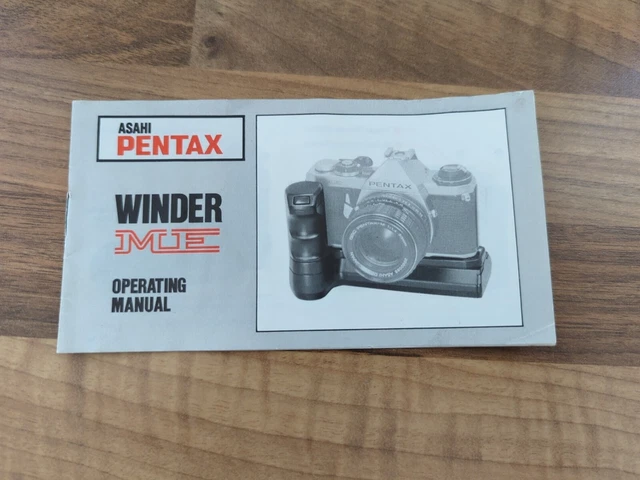 Pentax Winder Me Ii Instruction Book Only
