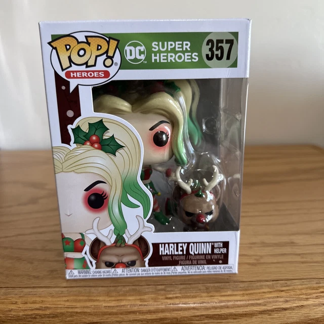 Funko POP Super Heroes Harley Quinn with Helper #357