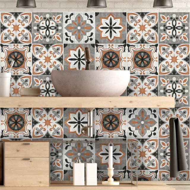 9 adesivi decorativi per mattonelle ceramica piastrelle cucina
