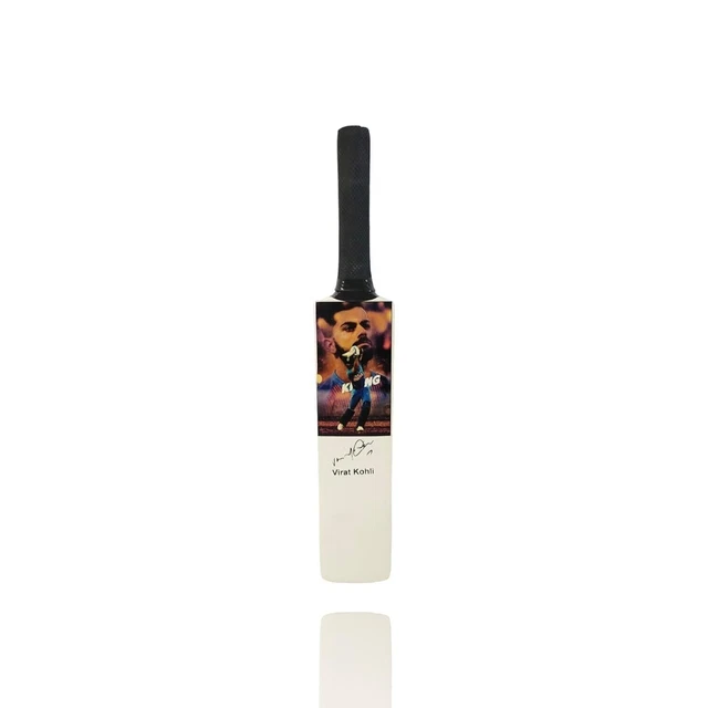 WOOD VIRAT KOHLI Miniature Signature Cricket Bat With Photo Showpiece
