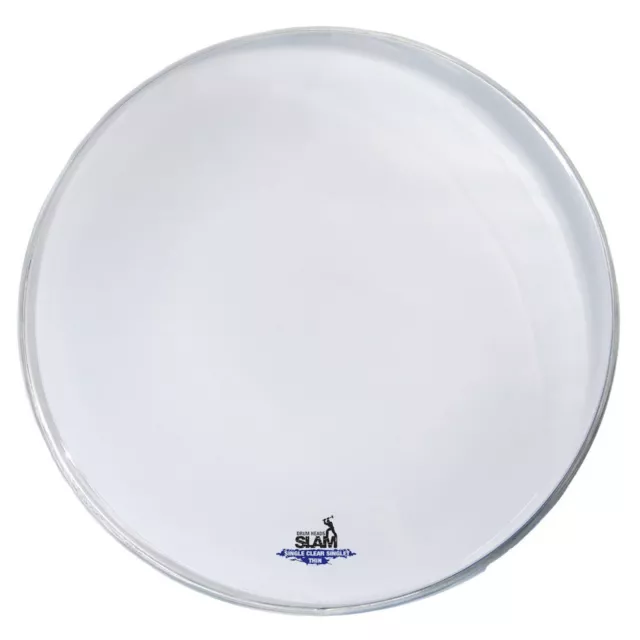 New Slam 16" Inch Single Ply Clear Thin Weight Drum Head Skin