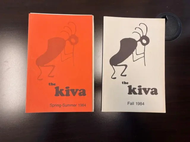 "The Kiva" Journals of Indian Culture & History - 2 Issues from 1984