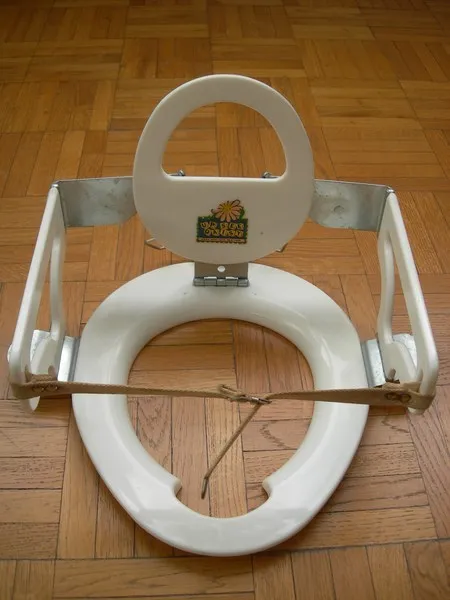Kiddie Seat - Vintage Child Toilet Seat Adapter : Adaptateur Toilette Pour Bebe