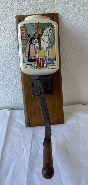 Moulin à Café Mural SARREGUEMINES - Provence - Signé R Feuillie