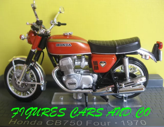 Moto Classique 1/24 Honda Cb 750 Four 1970 Motorrad Neuf Boite