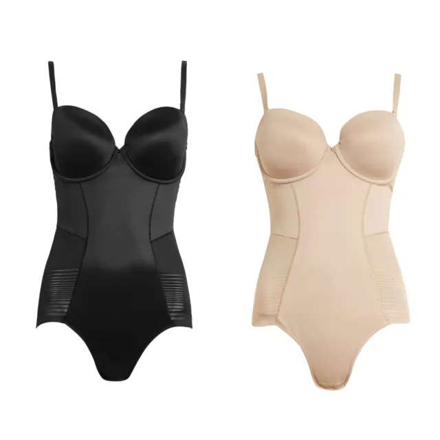 MARKS AND SPENCER Body Define Firm Control Bodysuit Wired Padded