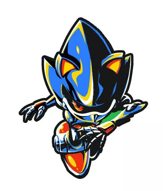 Sonic The Hedgehog and Shadow Rings 3- 6 Vinyl Decal Stickers