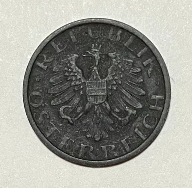 1949 Austria 10 Groschen - World Coin
