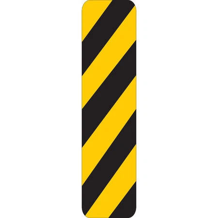 BRADY 80101 Traffic Sign, 24 in Height, 6 in Width, Aluminum, Rectangle, No Text