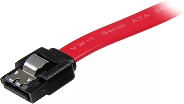 StarTech.com 12in Latching SATA Cable - SATA cable - Serial ATA 150/300/600 - SA 2