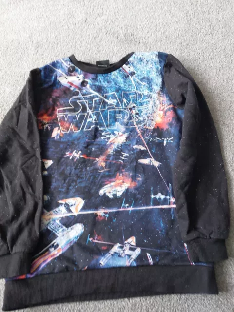 Star Wars long sleeved jumper from TU Sainsburys age 8 years