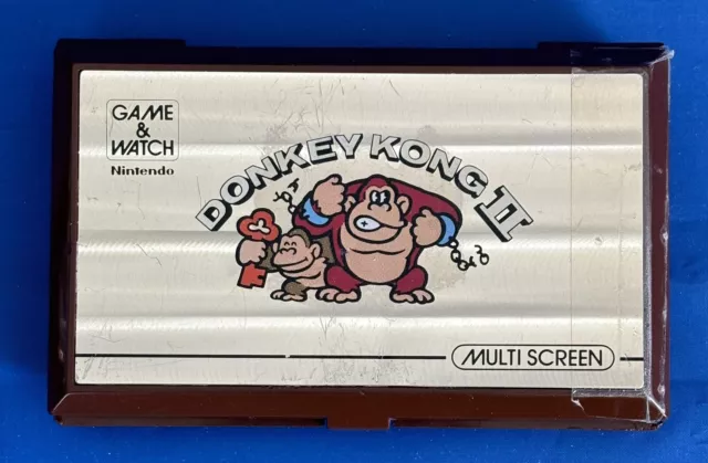 Vintage Retro Nintendo Donkey Kong 2 Game & Watch 1980s JR-55 Console Working