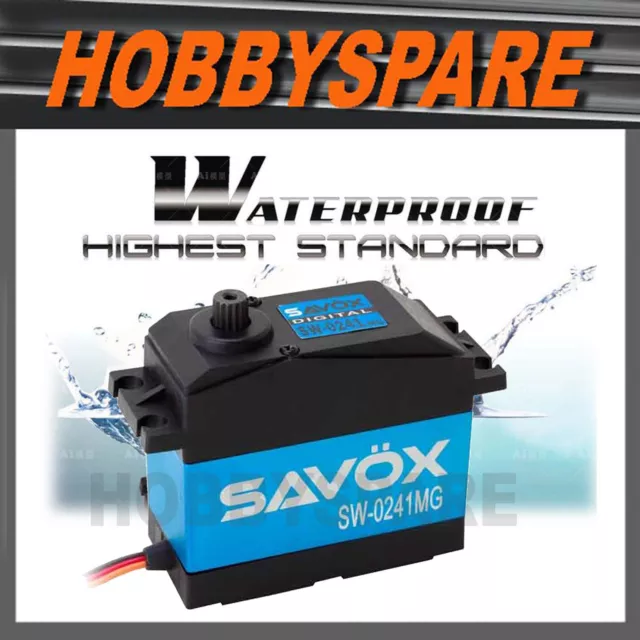 SAVOX 1/5 DIGITAL WATERPROOF 40kg SUPER TORQUE SERVO 7.4v SW-0241MG BAJA MT HPI