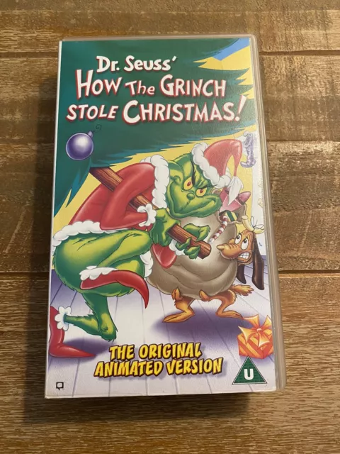 Dr Seuss’ How The Grinch Stole Christmas VHS Video Rare Children’s Retro