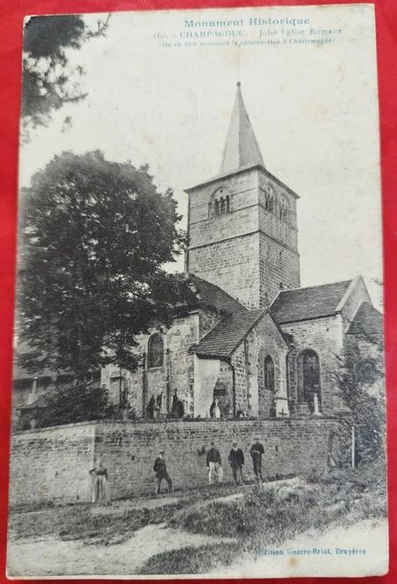 Carte Postale Ancienne La Beaume Vieille Eglise - Scène De Vie - France 1900