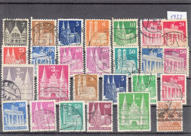 Lot Briefmarken Stamps Germany Besatzungszone US/GB o (1932)