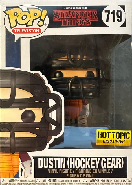 Funko Pop: Stranger Things Dustin Henderson Hockey Gear 719 Hot Topic Exclusive