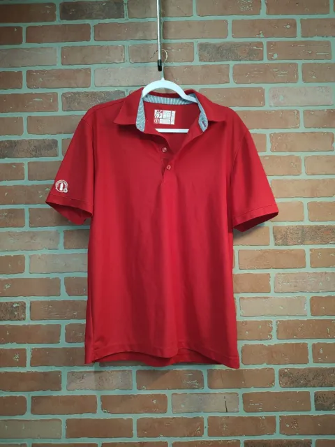 Chic Fil A Team Member Style Polo Shirt Work Uniform Red Size Medium