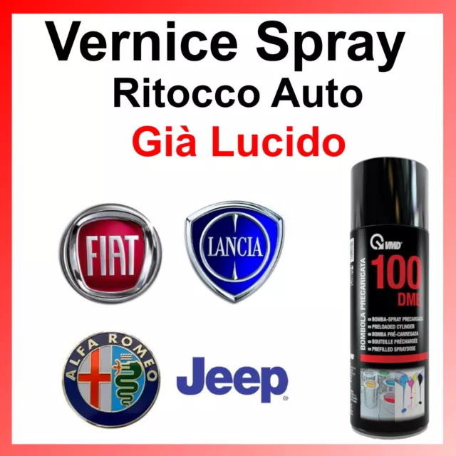 Vernice Spray per Ritocco Auto Carrozzeria Alfa Romeo Fiat Lancia Jeep klp