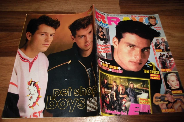 BRAVO # 48 v. 20.11.1986 -- Tom Cruise Madonna Nena Saxon Den Harrow Billy Idol