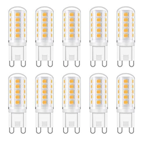 G9 LED Bulbs, 5W, 400LM, Cool White 6000K, 40W Halogen Bulbs Equivalent, Non