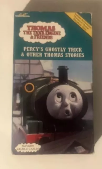 Thomas The Tank Engine Friends Percys Ghostly Trick VHS Tape George Carlin Train
