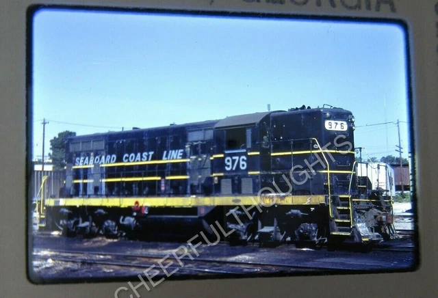 Original '76 Kodachrome Slide SCL Seaboard Coast Line 976 Atlanta, GA     25F33