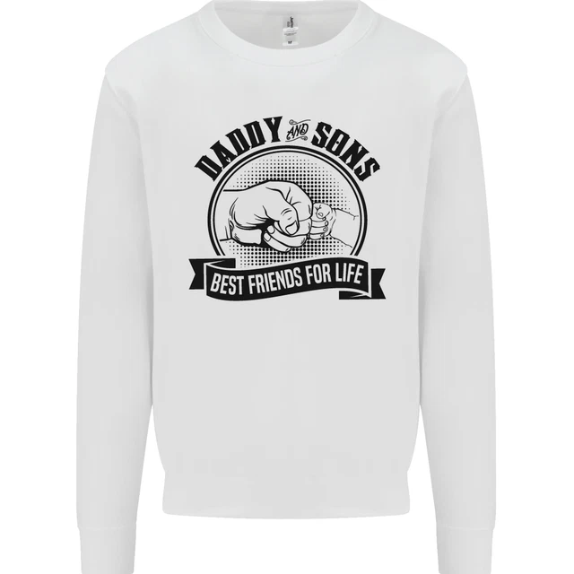 Daddy & Sons Best Friends Fathers Day Kids Sweatshirt Jumper