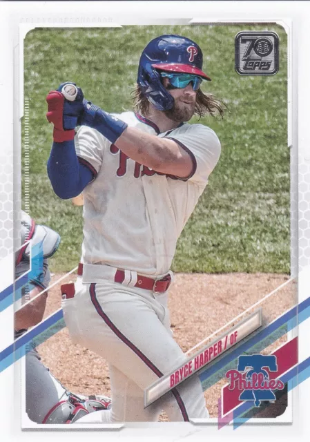 2021 MLB Topps Bryce Harper Philadelphia Phillies Trading Card