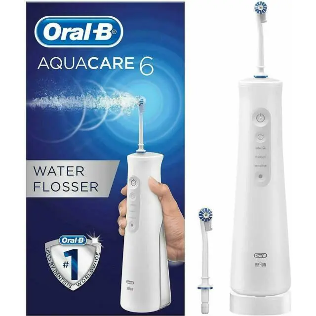 Hilo de agua oral inalámbrico Oral-B AquaCare 6 Pro Expert con tecnología Oxyjet